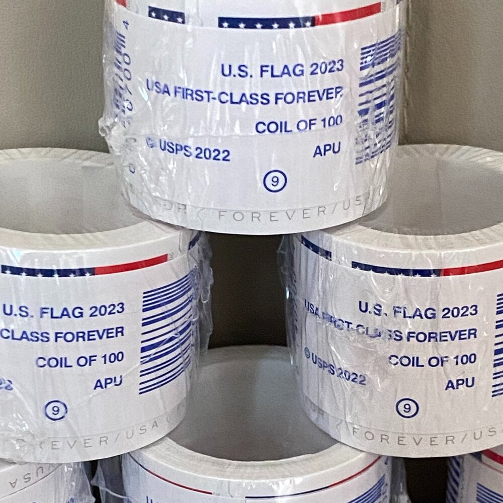 Forever Stamps 2023 ten roll 10 roll = 1000 pcs💯%👉🏻Always